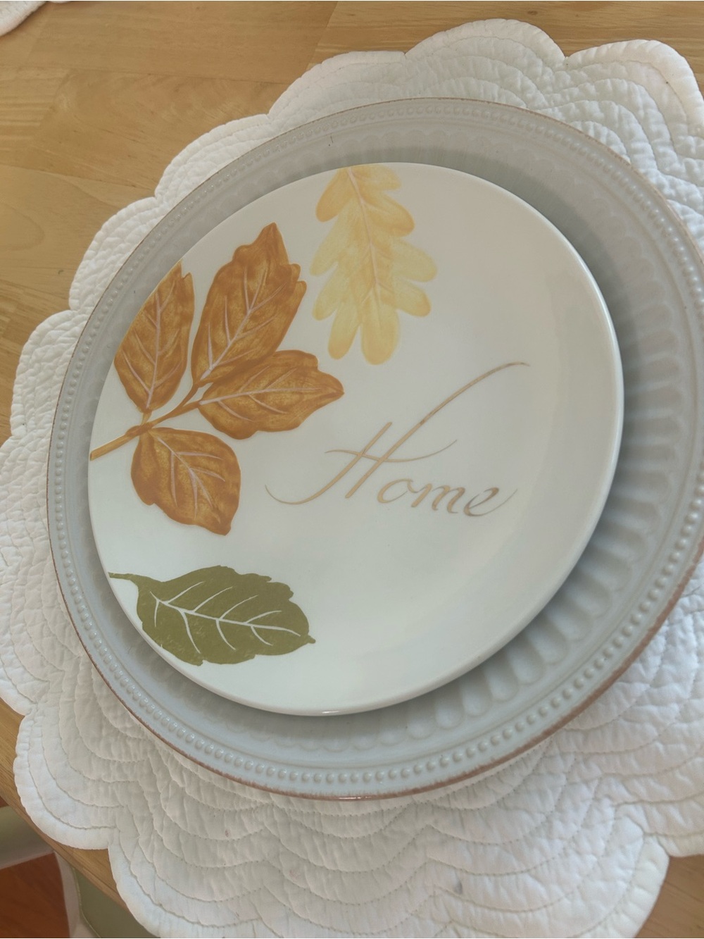 Vintage Fall plates 9” Better Homes & Gardens. Set of 4